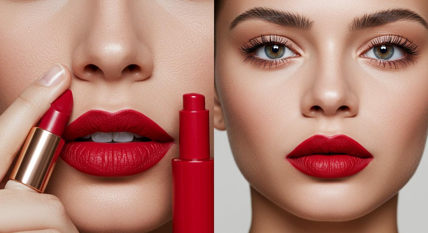 How to achieve a bold red lip that lasts all day