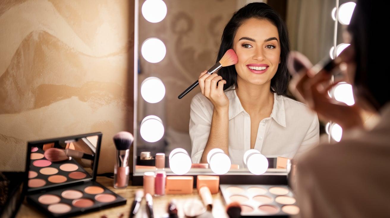 Where to Put Your Blush to Fit Your Face Shape