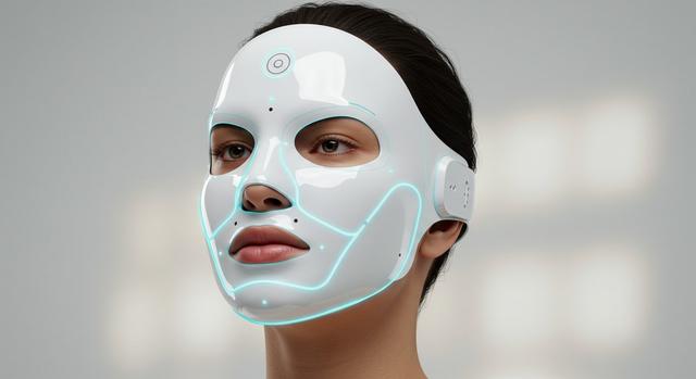 Wearable Stress Monitoring Skincare Mask
