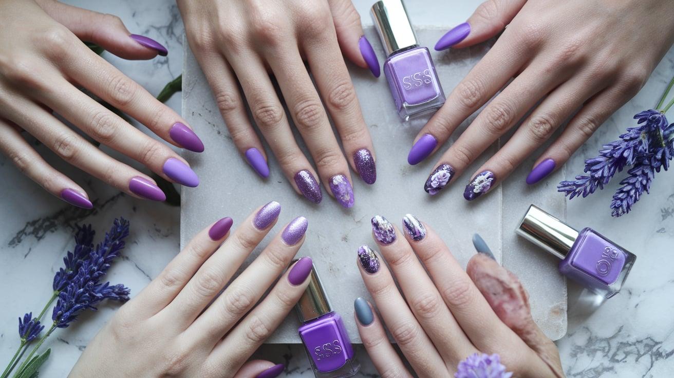The Best Purple Nail Designs and Shades to Try in 2025