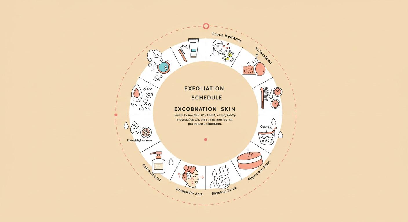 Exfoliation schedule for combination skin care tips