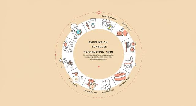 Exfoliation schedule for combination skin care tips