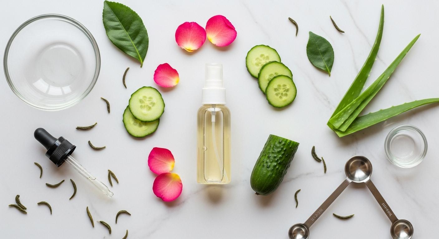 DIY Combination Skin Facial Mist: Easy Recipe at Home