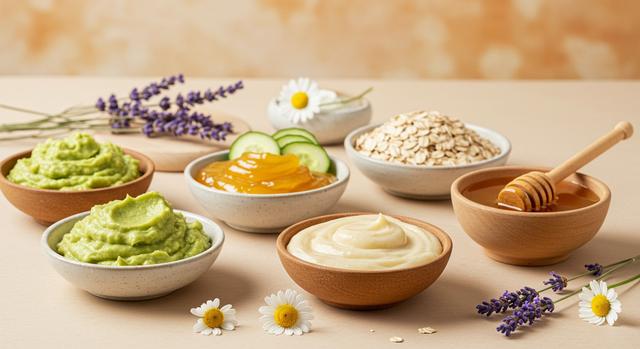 DIY Calming Face Masks for Smoother, Relaxed Skin