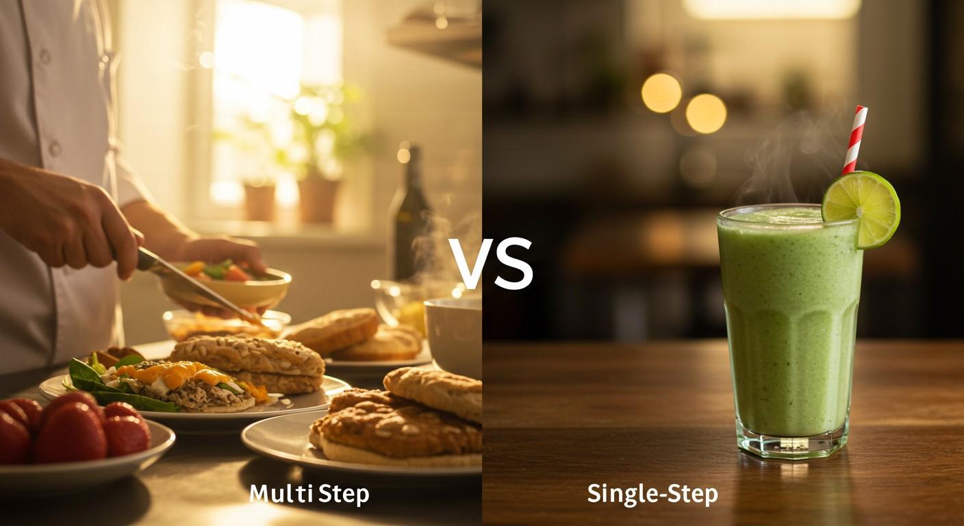Multi-step vs single-step routine: What’s better?