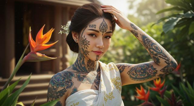 Thai Beauty Guardians: Sacred Tattoos & Herbs