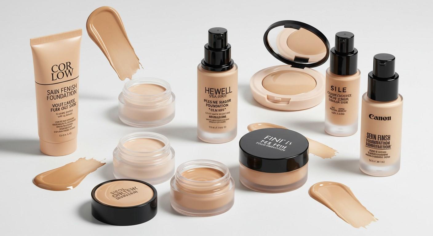 Best Satin Finish Foundations for Oily Skin: Top Picks