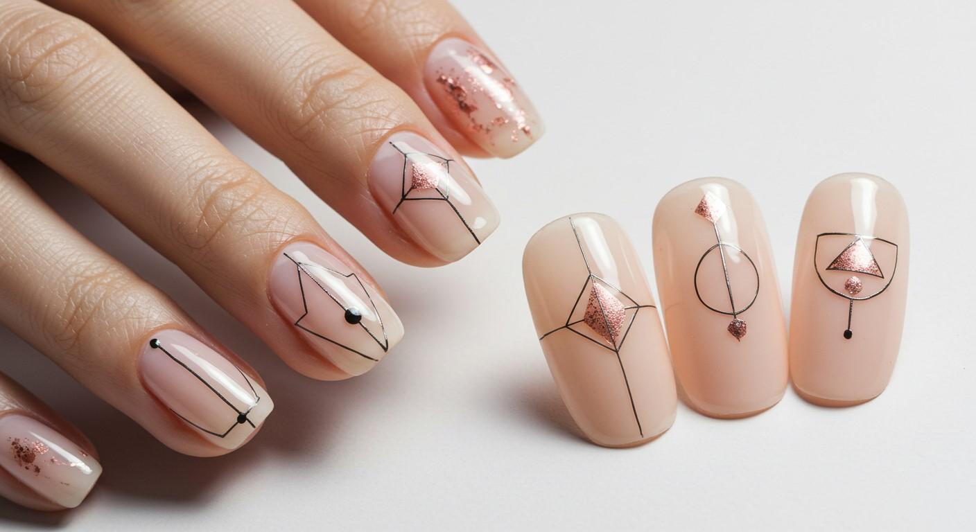 Minimalist Geometric Nail Art Ideas for Clean, Stylish Nails
