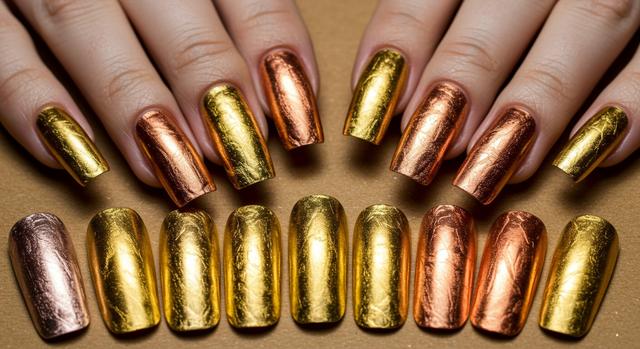 Trendy Metallic Foil Nail Art Designs You’ll Love