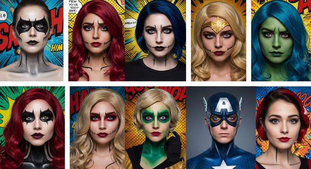 Comic Book Themed Makeup Collabs for Cosplay Lovers