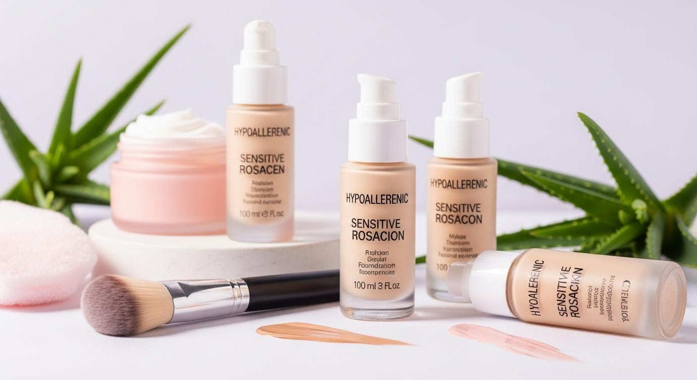 Best Hypoallergenic Foundation for Rosacea: Safe Picks