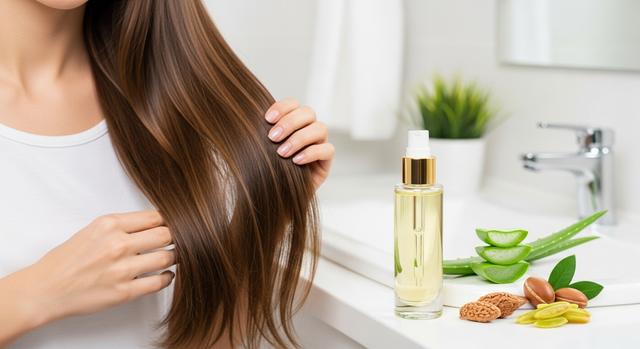 Silicone-Free Hair Serum for Frizzy Hair: Smooth & Manageable