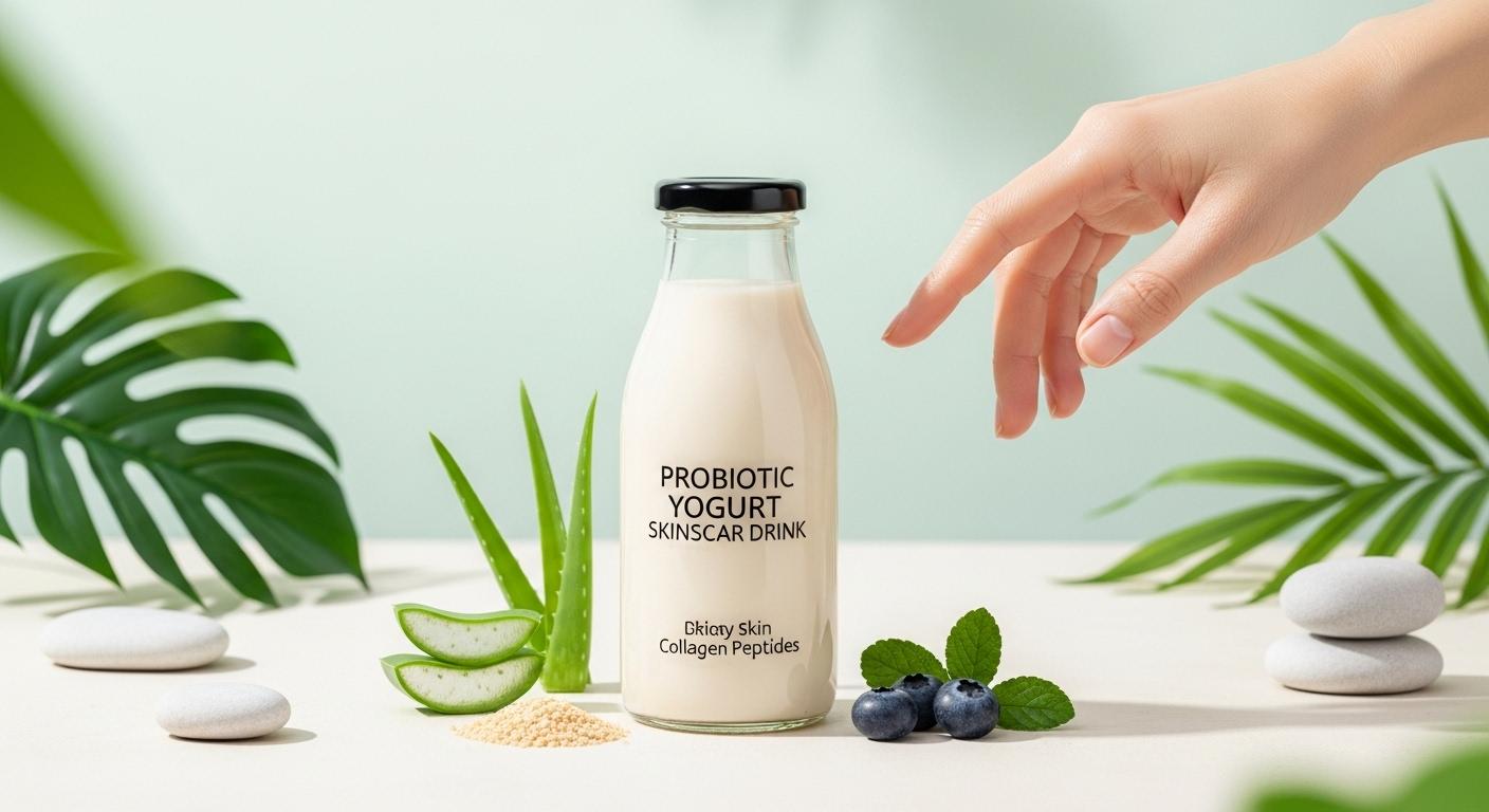 Probiotic Yogurt Skincare Drink Review and Results