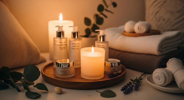 Relax at Home with a Self-Care Candle Skincare Bundle