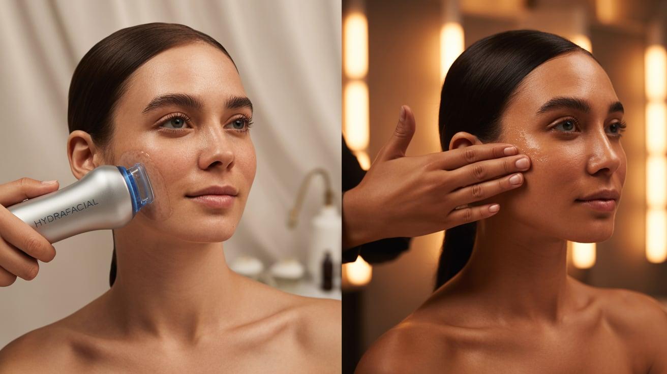 Differences between hydrafacials and traditional facials explained