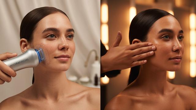 Differences between hydrafacials and traditional facials explained
