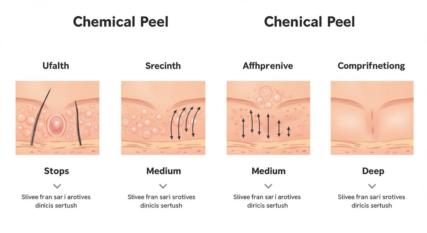 Chemical peel depth levels and when to use each